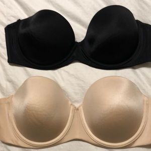 Pair of Strapless Bras